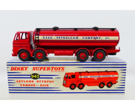 Dinky - A boxed Leyland Octopus Tanker in Esso Petroleum livery # 943. Consigned to us from its original owner and still in V