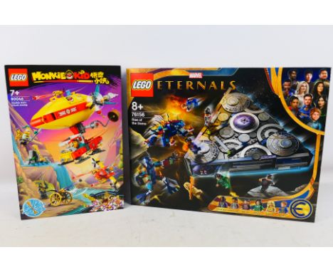 Lego - Two boxed factory sealed Lego sets. Lot consists of Lego 2021 'Eternals' #76156 Rise of the Domo; together with Lego '