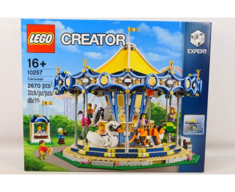 Lego - A boxed factory sealed Lego 2017 Creator Expert #10257 Carousel set. The set is presumed to be in Excellent condition 