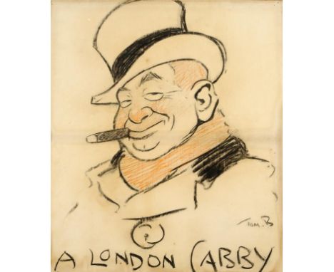 TOM BROWNE, RBA, RI, RMS (1872-1910) A LONDON CABBIE; THE WEARING OF THE GREEN; A NURSERY CAN(N)ON; 'ARRIET four, all signed 