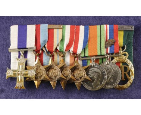 WORLD WAR TWO, MILITARY CROSS GROUP OF EIGHT OF MAJOR ERIC NELSON MAINWARING OF THE 5TH BATTALION THE QUEEN'S OWN HIGHLANDERS