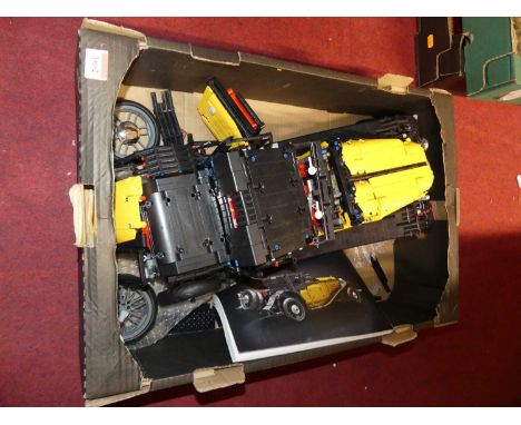 A Mold King Models No. 50J built radio-controlled and battery-powered model of a Bugatti vintage car, requires re building 