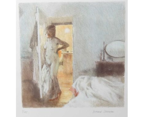 Bernard Dunstan (1920-2017) - Nude I, lithograph, signed and numbered 1/195 in pencil to the margin, 35 x 35cm Provenance; Pu