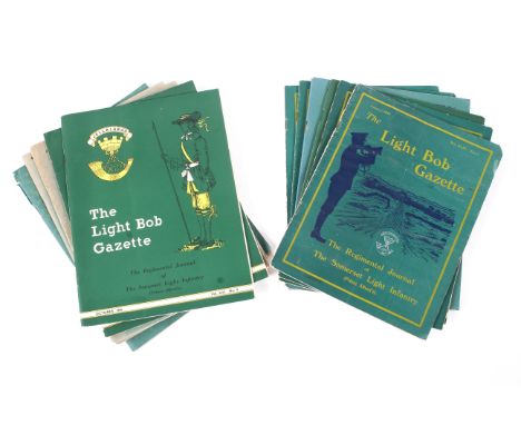 An assortment of Light Bob Gazette magazines various ages and publications earliest 1928,1929, 1932,1935,1947 1948 and 1956