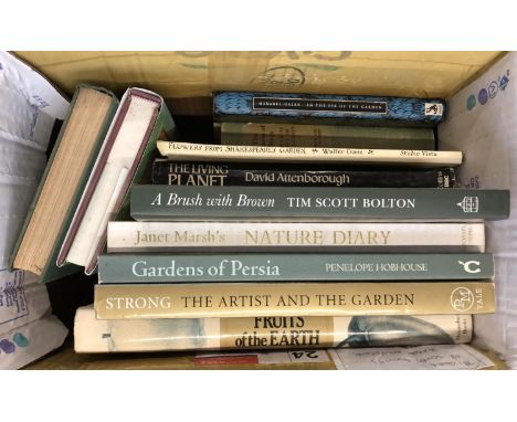 BOOKS: GARDENING/NATURE (broadly) to include HOBHOUSE, P., 'Gardens of Persia'; STRONG, Roy, 'The Artist and the Garden', Yal