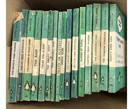 BOOKS: VINTAGE PENGUIN PAPERBACKS. c. 25 'original livery' 'orange' editions (many 1st thus). AND, perhaps more interesting c