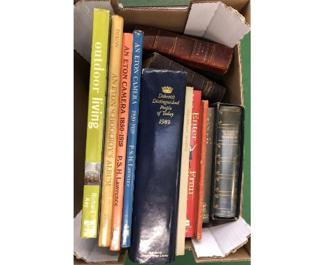 BOOKS: PUBLIC SCHOOLS and others. Eton (inc. a nice Thos. Gray prize vol.) and a few other vintage books. 