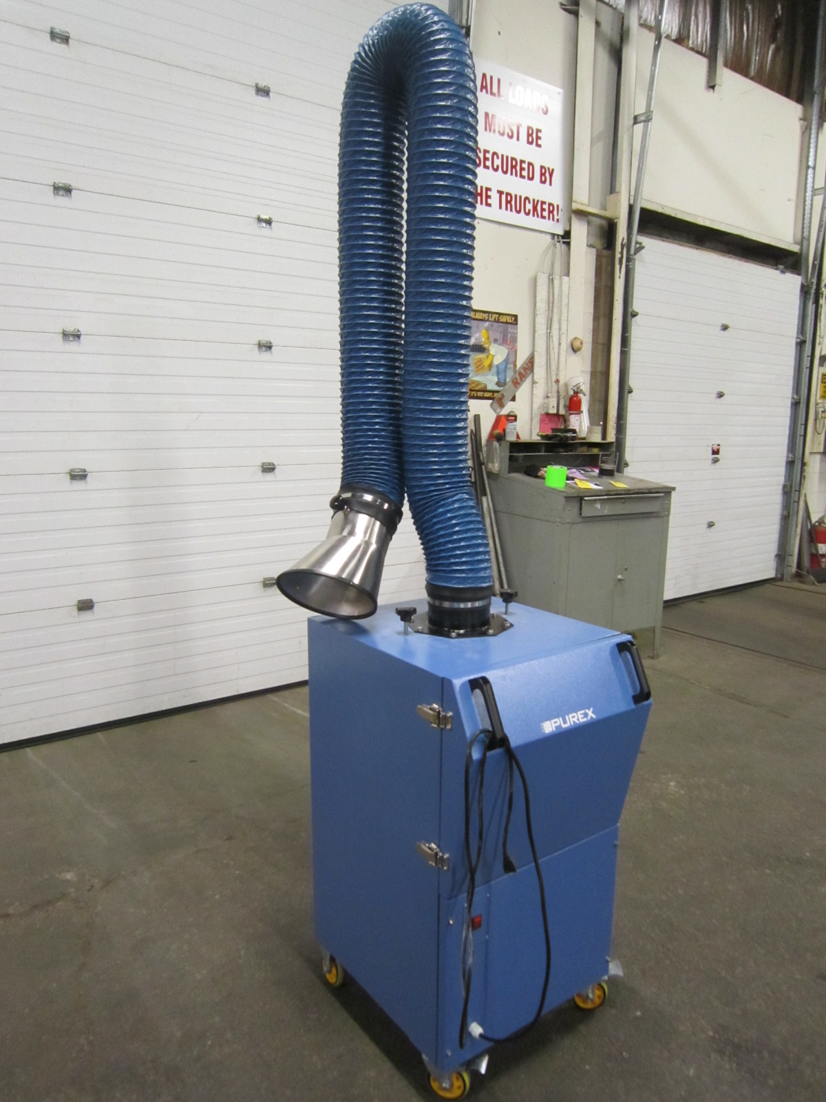 Purex Fume Extractor with long reach snorkel arm 120V single phase