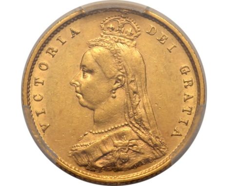 UNITED KINGDOM. Victoria, 1837-1901. Gold half-sovereign, 1890. London. With JEB Low shield DISH L512. No half sovereigns wer