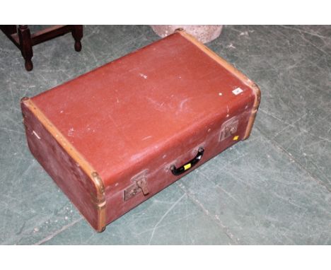 Wooden bound trunk