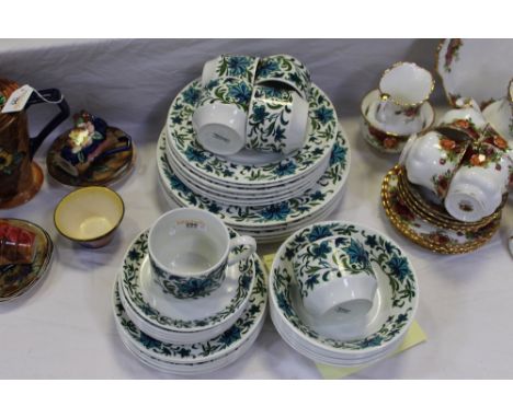 Midwinter tea and dinner service, Spanish garden design by Jessie Tate circa 1960's/70's