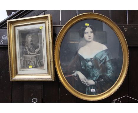 Oval and rectangular portrait prints