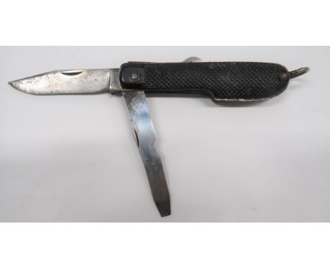 Special Forces/Engineers Clasp Knifesingle edged blade.  The forte with maker 'H Rowbotham & Co Sheffield". Second screwdrive