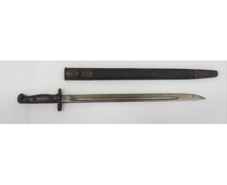 1907 Pattern SMLE Regimentally Marked Bayonet K.O.S.B.17 inch, single edged blade with narrow fuller.  Forte with maker "Sand