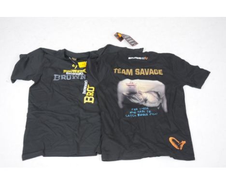 Fishing tackle related T shirtsTo include Daiwa polo shirts, Pro Logic and Browning t shirts, approx. 22