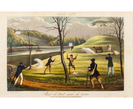 Rawstone (Lawrence) Gamonia: or, the Art of Preserving Game, first edition, half-title, hand-coloured aquatint frontispiece a