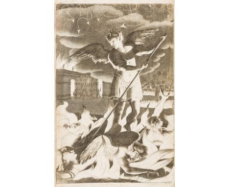 Milton (John) Paradise Lost. A Poem in Twelve Books, fifth (second illustrated) edition, engraved portrait by R.White after W