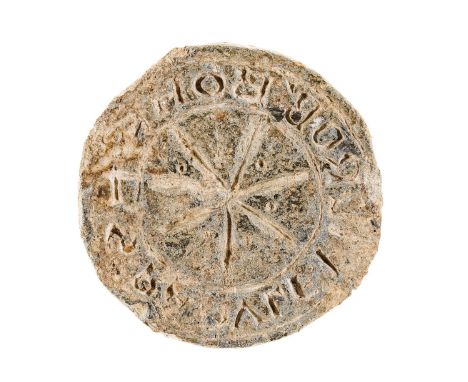 Medieval Seal Matrices.- Collection of 6 Medieval Seal Matrices, including: Bronze vesica seal matrix inscribed in Latin ("St
