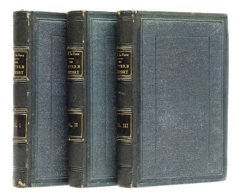 Gothic novel.- Le Fanu (Joseph Sheridan) The Wyvern Mystery, 3 vol., first edition, half-titles, occasional minor foxing and 