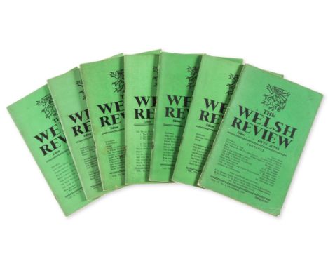 Tolkien (J. R. R.).- Jones (Gwyn) The Welsh Review, vol.iv, no.4, including first printing of Tolkien's poem 'The Lay of Aotr