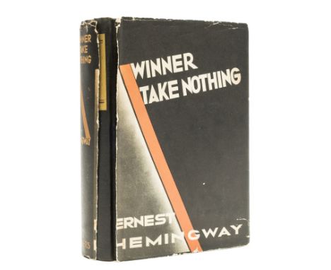 Hemingway (Ernest) Winner Take Nothing, first edition, first issue, with 'A' to the copyright leaf, with missing 'T' from 'Tw