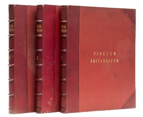 Arboriculture.- Ravenscroft (Edward) The Pinetum Britannicum.  A Descriptive Account of Hardy Coniferous Trees, 3 vol., first