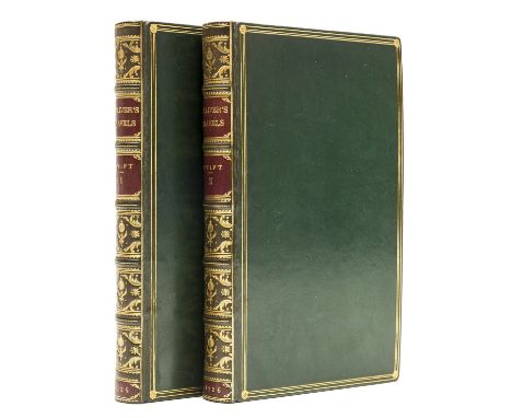 Swift (Jonathan) Travels into Several Remote Nations of the World, 4 parts in 2 vol., first edition, vol.1 with initial adver