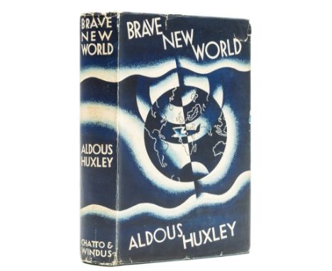 Huxley (Aldous) Brave New World, first edition, light spotting at beginning and end, original blue cloth, dust-jacket, rubbed