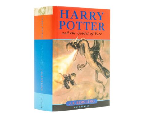 Rowling (J.K.) Harry Potter and the Goblet of Fire, first edition, signed by the author to dedication page, original boards, 