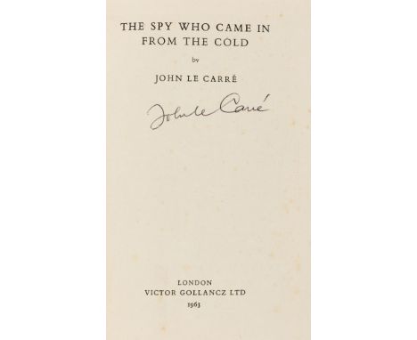 Le Carré (John) The Spy Who Came in From the Cold, first edition, signed by the author on title, light spotting, original blu