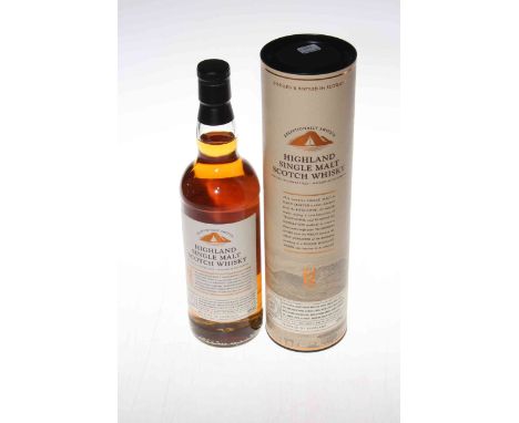 Bottle of Highland Single Malt Scotch Whisky, aged 12 years. *Sold for the 100% benefit of St. Teresa's Hospice by arrangemen