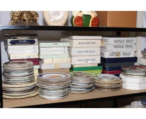 Collection of plates including Royal Worcester.