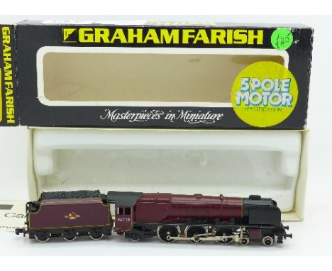 A Graham Farish N gauge 1816 BR red Duchess of Hamilton, boxed