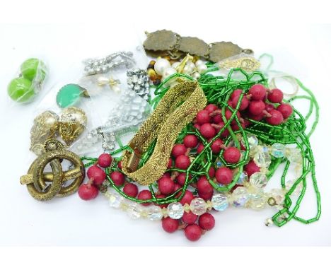 Vintage costume jewellery