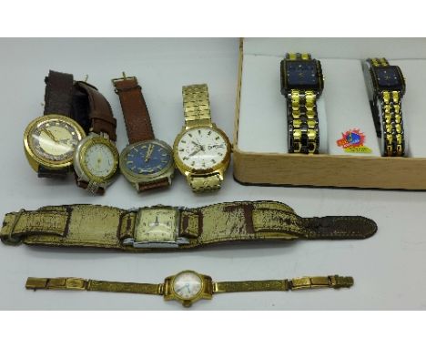 Watches including Sekonda, Timex, Swiss Line and Roamer