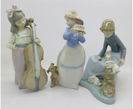 Three Nao figures