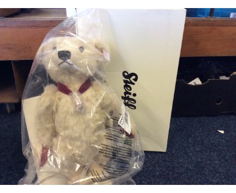 *Steiff 35 mohair teddy bear 'Nicholas' in bag and box with certificate.