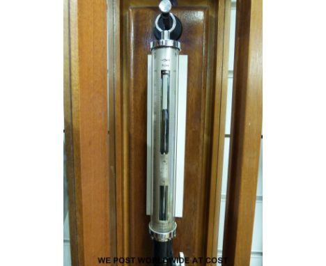 A cased F. Darton & Co, Watford mercury barometer 