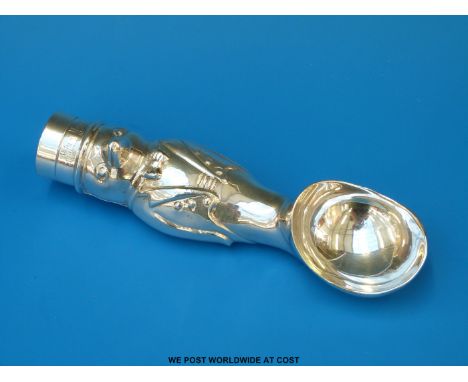 A vintage Neiman Marcus silver plated 'Penguin' ice cream/sorbet scoop (length 18cm)