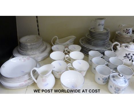 A quantity of Royal Albert 'Queen's Messenger' tea ware, a large quantity of other tea ware, a Carltonware bowl and Royal Dou