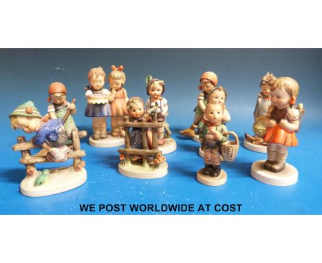 Ten Goebel Hummel figures 