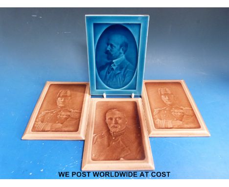 Four Poole pottery interest Carter & Co. tiles, Admiral Jellicoe, Marshall Faux and Van Raalfe, owner of Brownsea Island. Thi