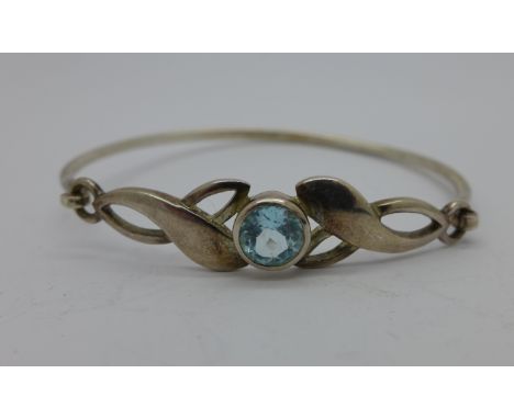A silver bangle