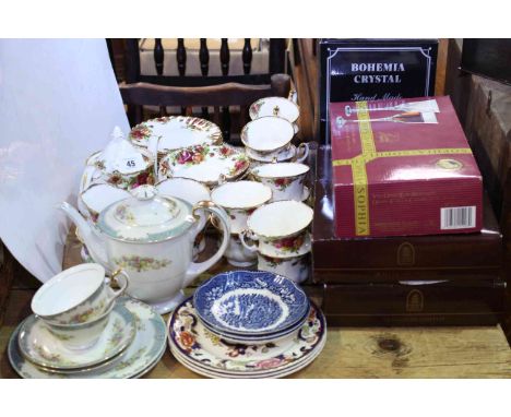 Royal Albert 'Old Country Roses' tea service, etc