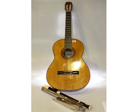 Hohner HC-06 acoustic guitar, recorder and music stand (3)