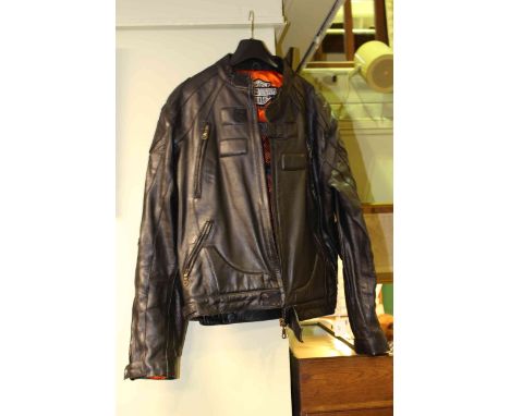 Gents Harley Davidson leather jacket (XL)