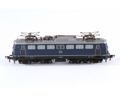 Fleischmann E-Lok ”E 10 134”, Spur H0, blau, Alterungsspuren, Z 3