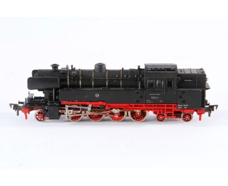 Fleischmann 1-D-2 Tenderlok ”65 014”, Spur H0, schwarz, Alterungsspuren, Z 3