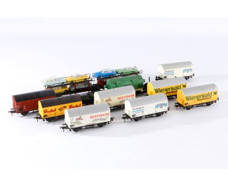 Konv. 10 Fleischmann Güterwagen, Spur H0, Alterungsspuren, Z 3