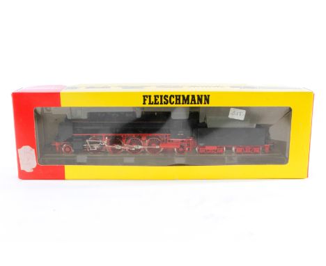 Fleischmann 1-D-1 Schlepptenderlok ”39 204” 1139, Spur H0, schwarz, Alterungsspuren, im leicht besch. OK, Z 2-3